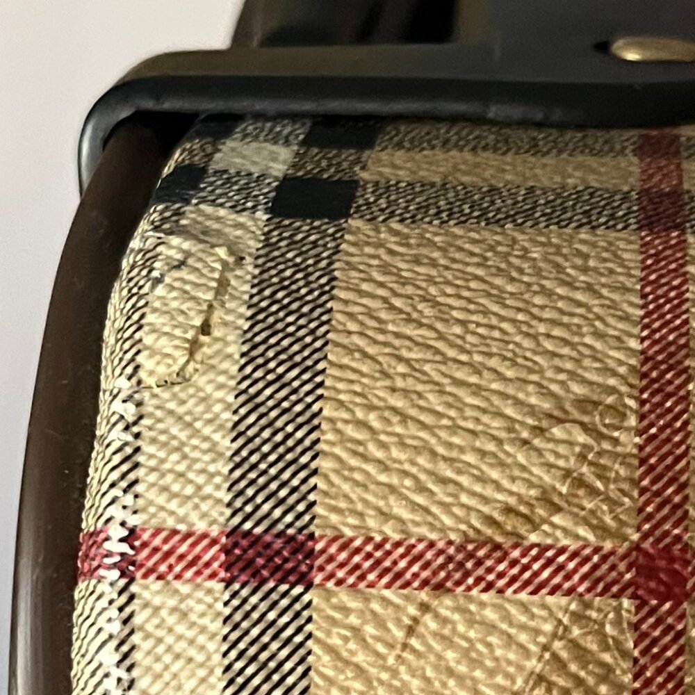 Burberry Haymarket Check Vintage Suitcase - Picture 6 of 13
